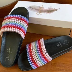 Jessica Simpson sliders shoes